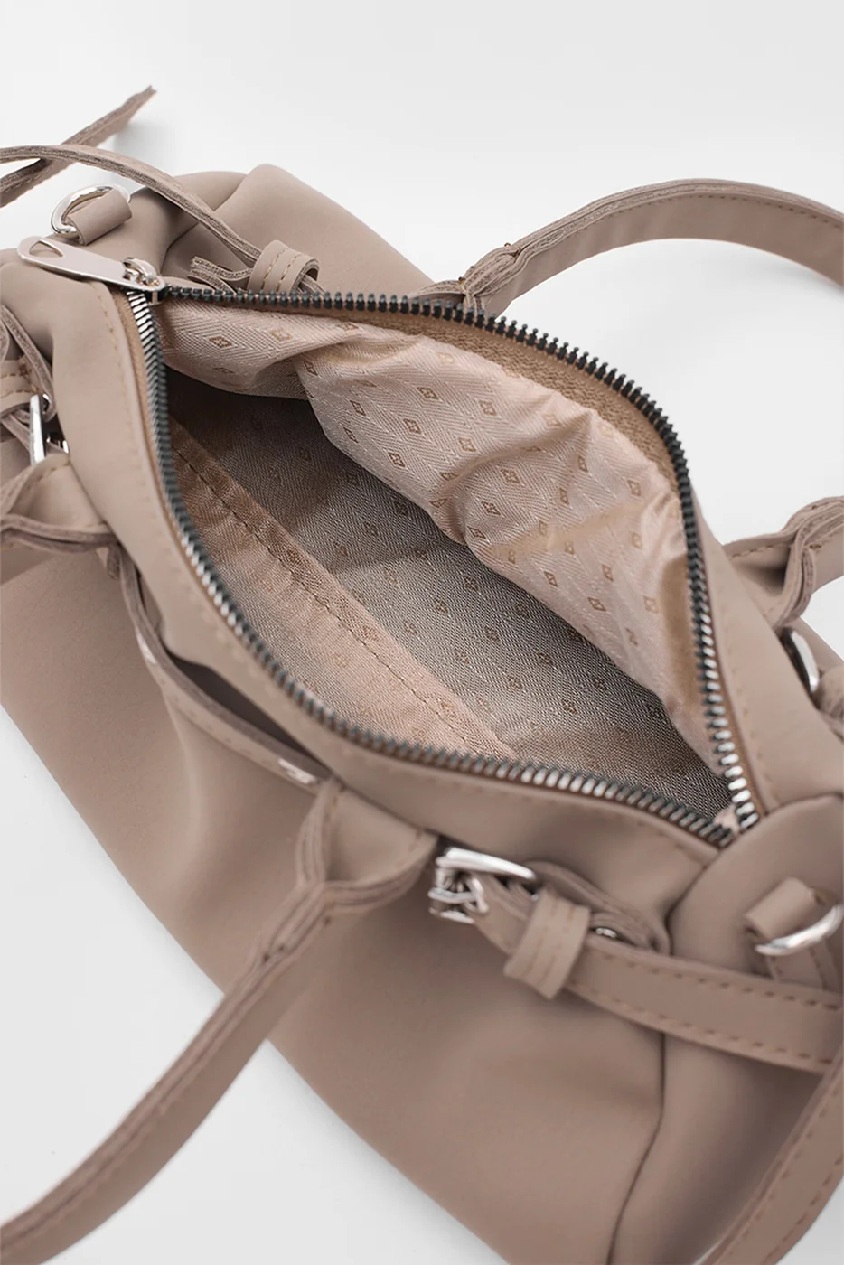 Crossbody bag for women in taupe