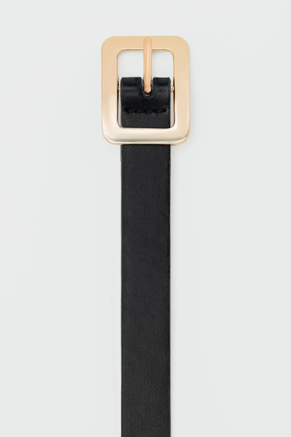 faux leather belt faux leather belt in black