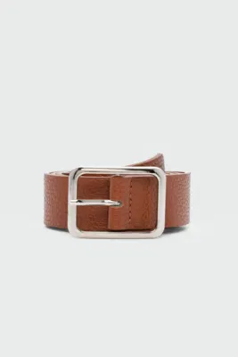 faux leather belt faux leather belt in tan