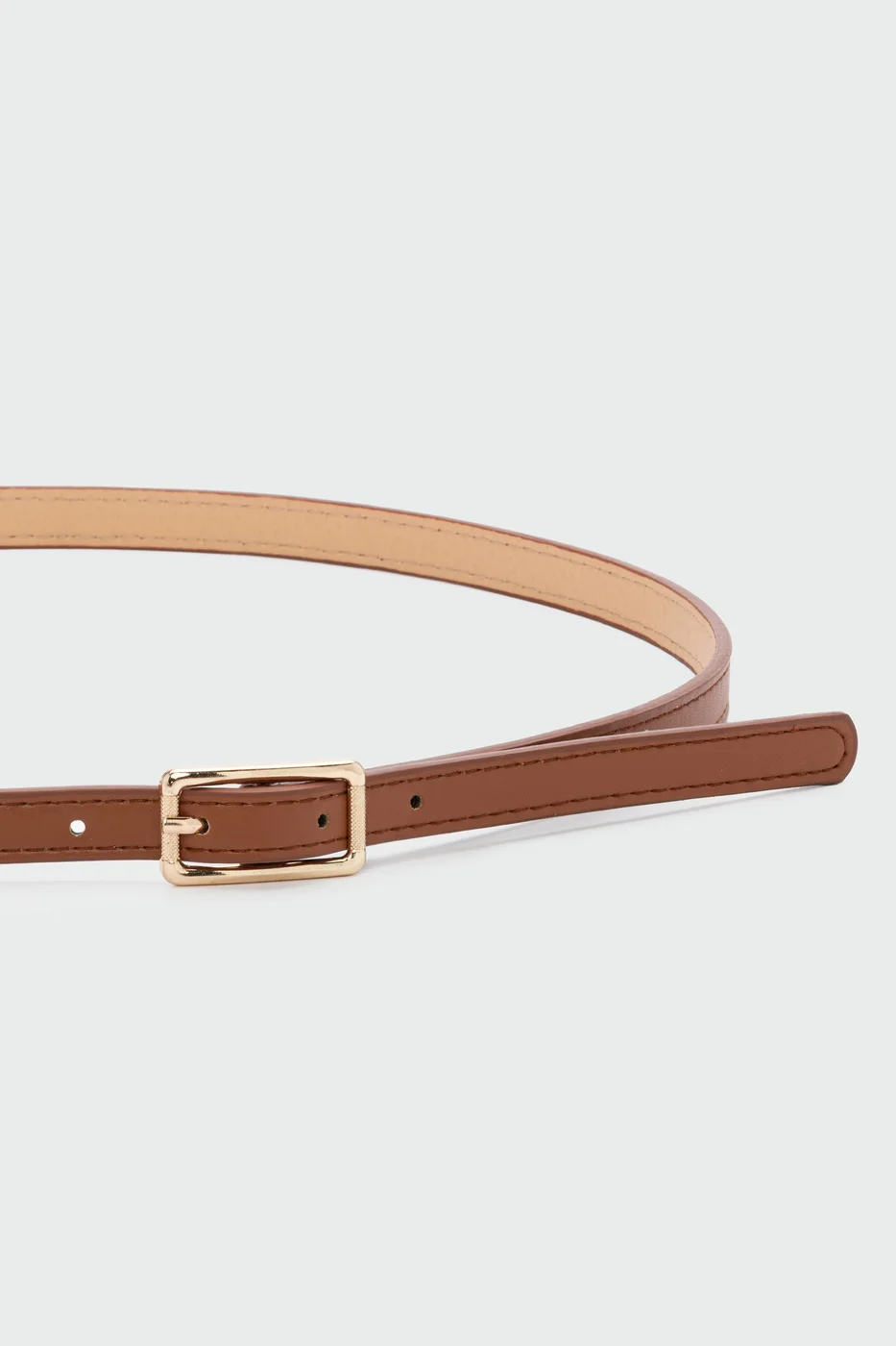Faux Leather Belt Faux Leather Belt in tan