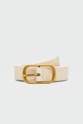 faux leather belt faux leather belt in cream
