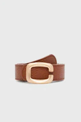 faux leather belt faux leather belt in tan