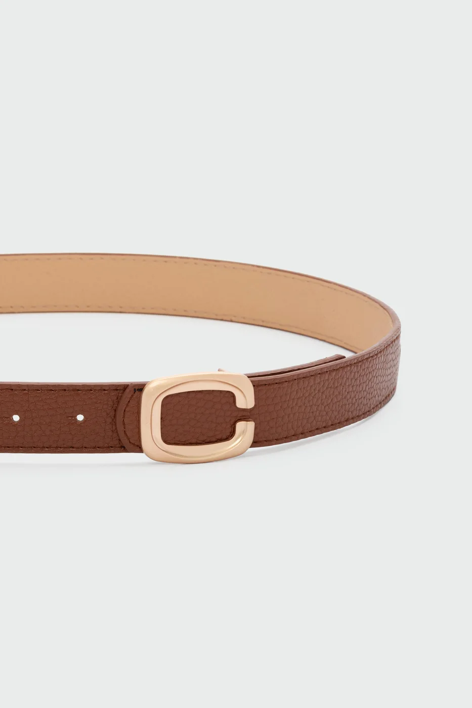 faux leather belt faux leather belt in tan