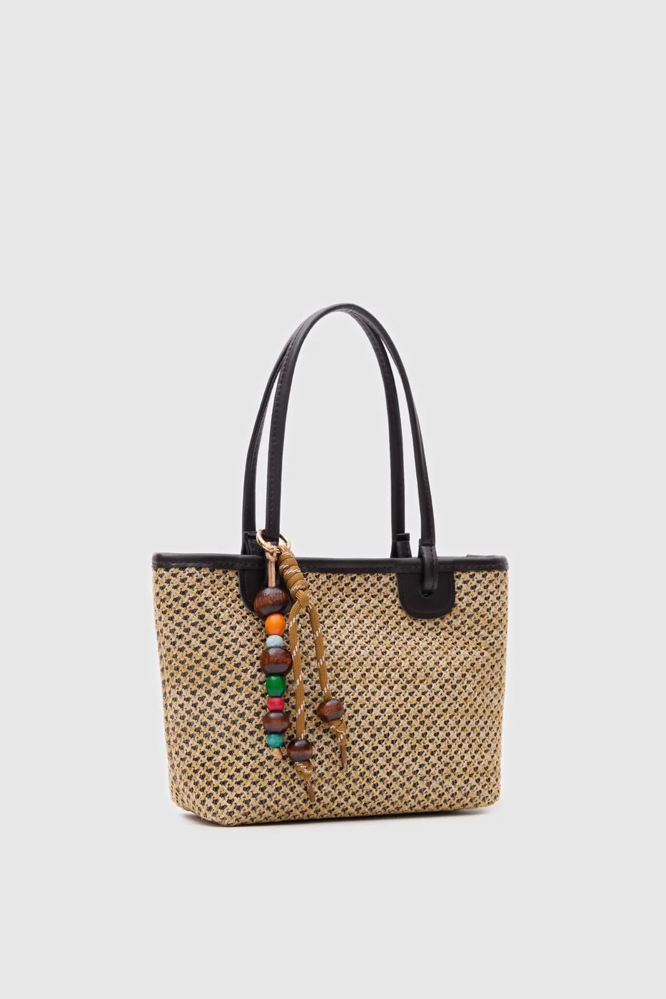 straw shoulder bag straw shoulder bag in brown