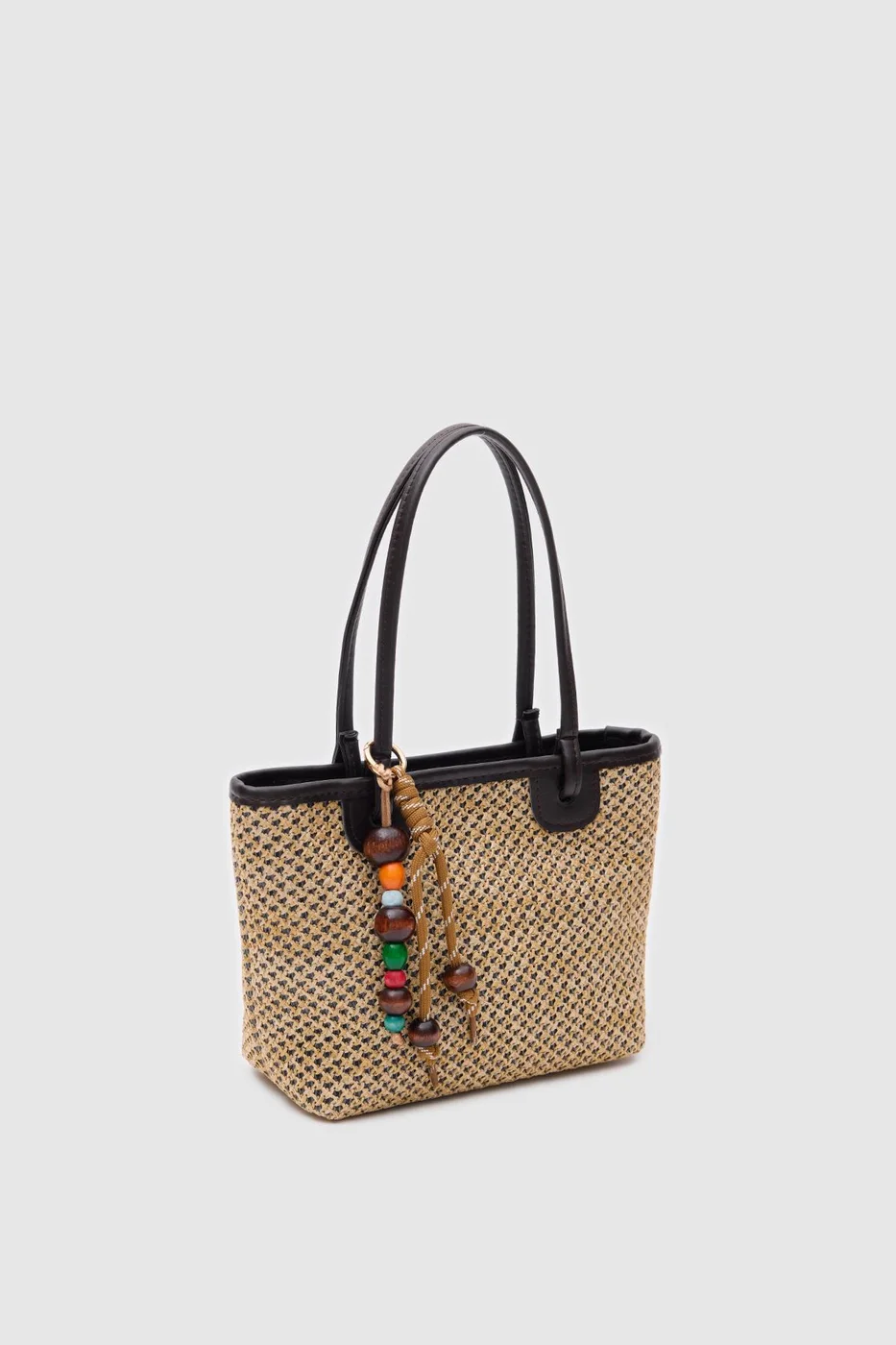straw shoulder bag straw shoulder bag in brown