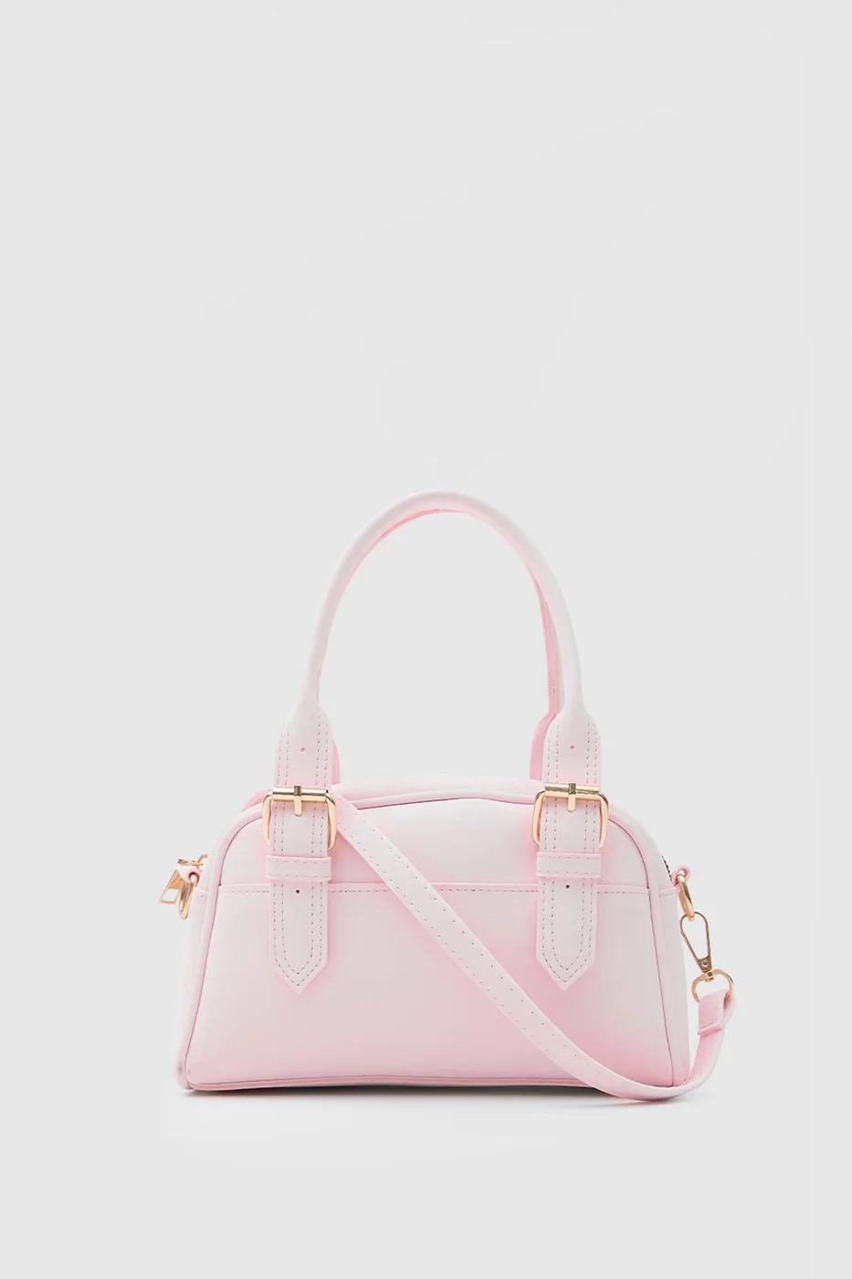 Faux leather crossbody bag Faux leather crossbody bag in blush pink