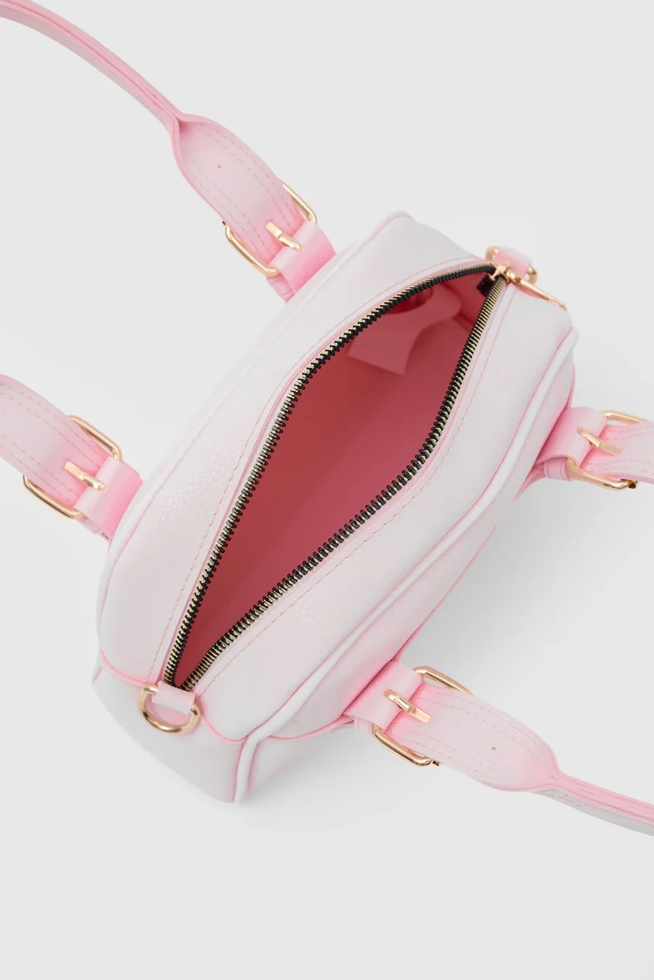 Faux leather crossbody bag Faux leather crossbody bag in blush pink