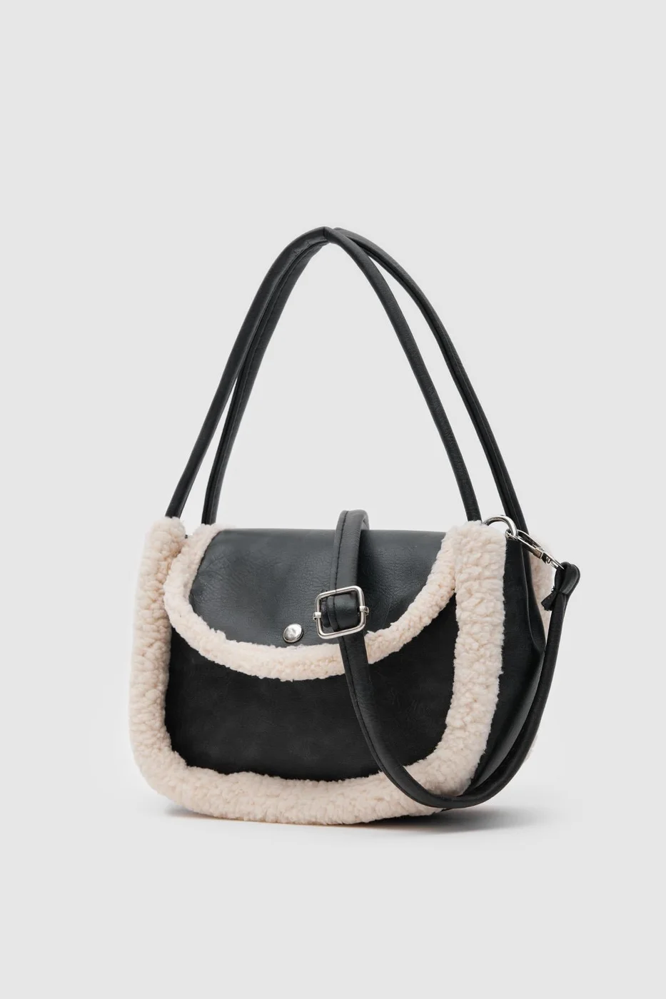 Faux leather crossbody bag for women Faux leather crossbody bag for women in black