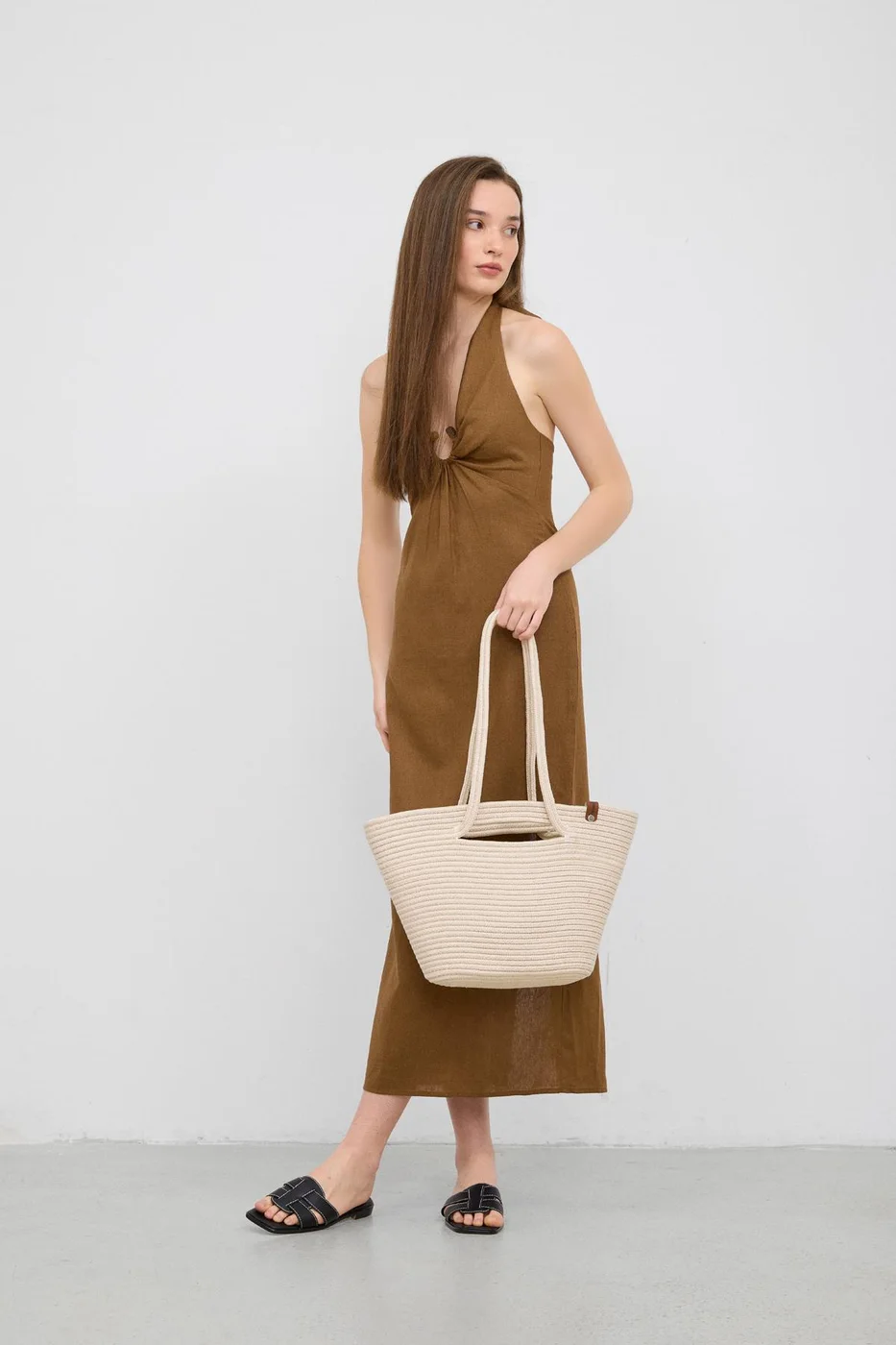 straw shoulder bag straw shoulder bag in cream