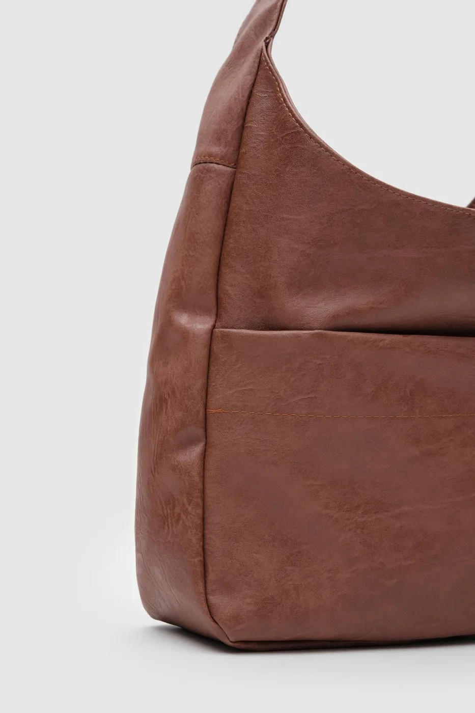 Faux leather shoulder bag Faux leather shoulder bag