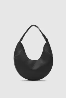 Faux leather baguette bag Faux leather baguette bag in black