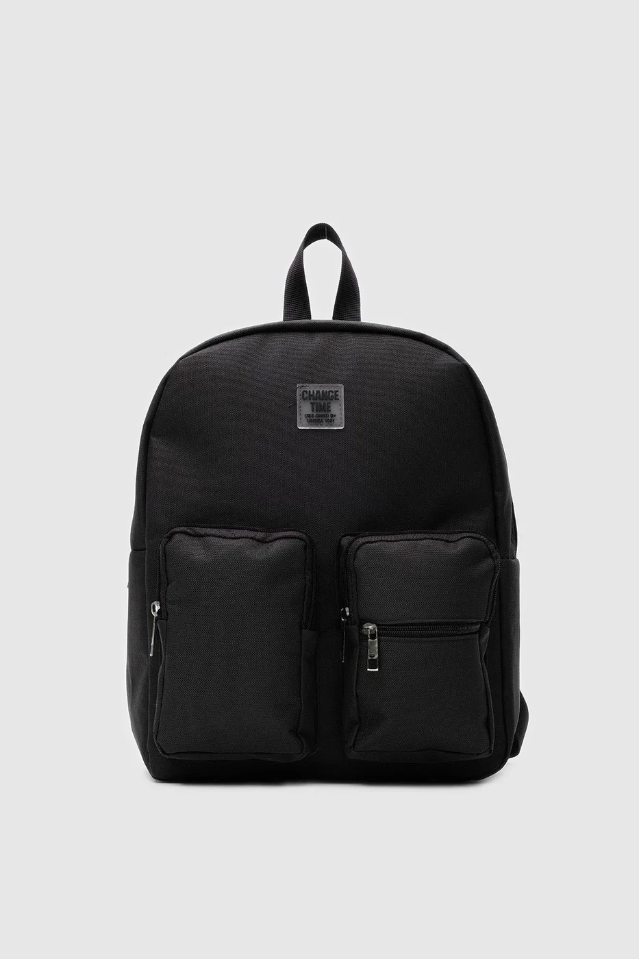 canvas backpack in black