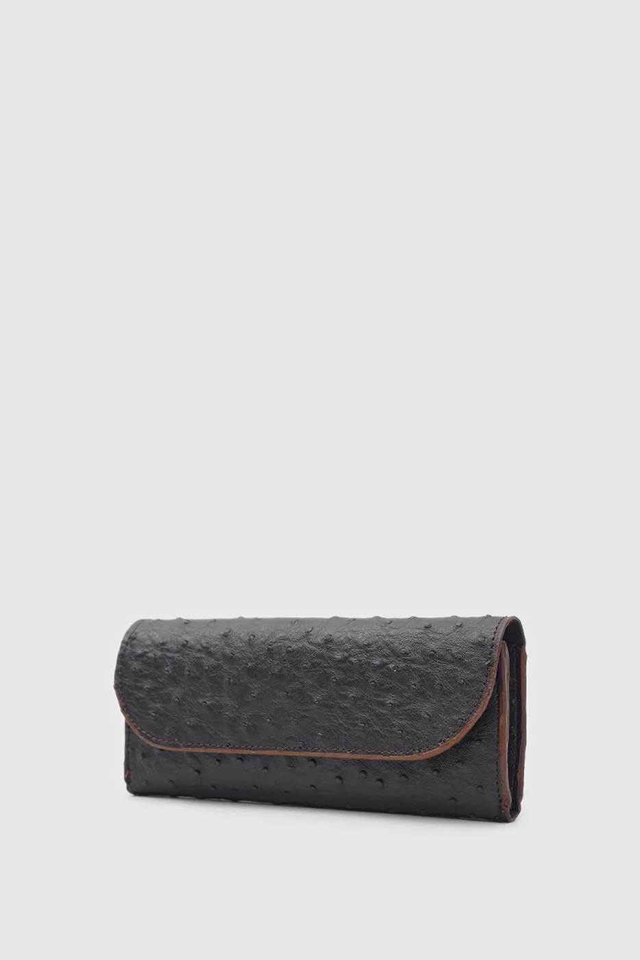 Faux leather wallet for women in burgundy