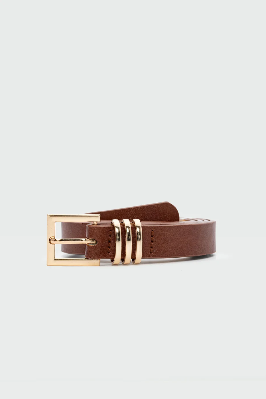 faux leather belt faux leather belt in tan