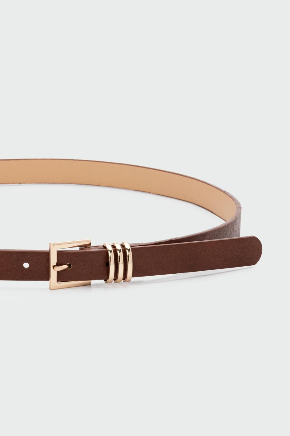 faux leather belt faux leather belt in tan