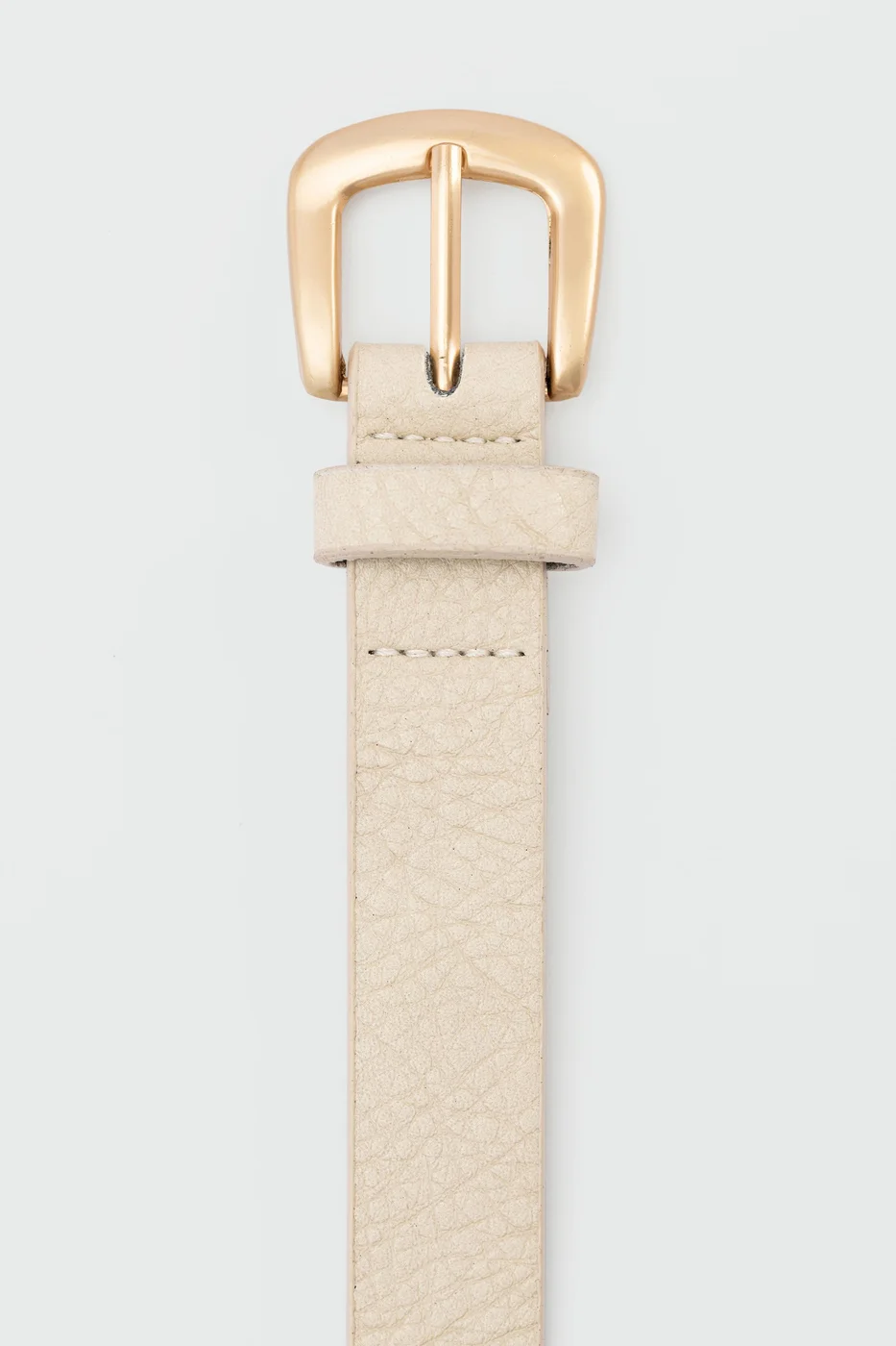 faux leather belt faux leather belt in cream