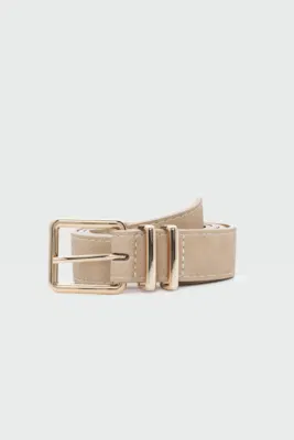 faux suede belt faux suede belt in cream