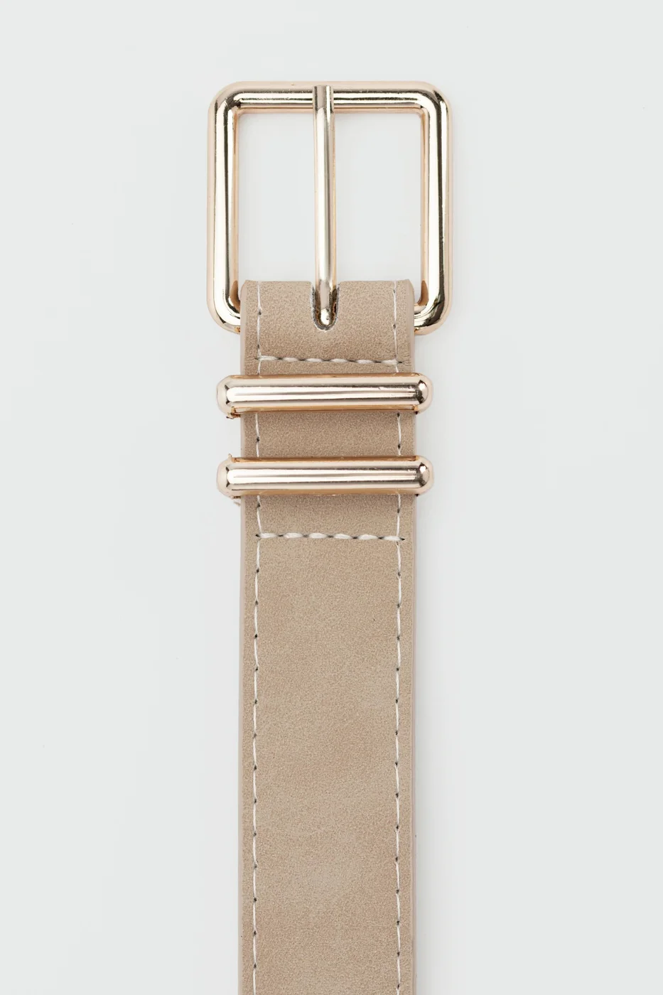 faux suede belt faux suede belt in cream