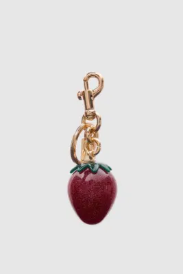 strawberry bag charm