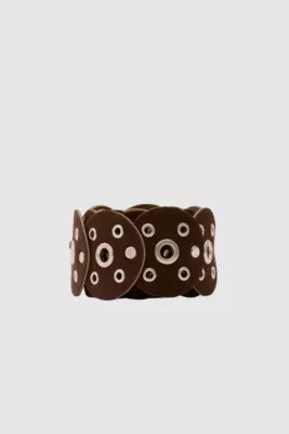 faux suede cowboy belt faux suede cowboy belt in brown