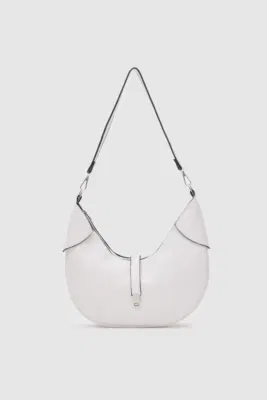 Faux leather baguette bag Faux leather baguette bag in white