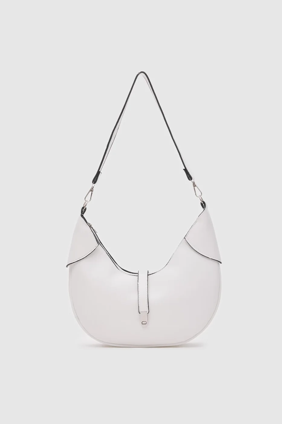 Faux leather baguette bag Faux leather baguette bag in white
