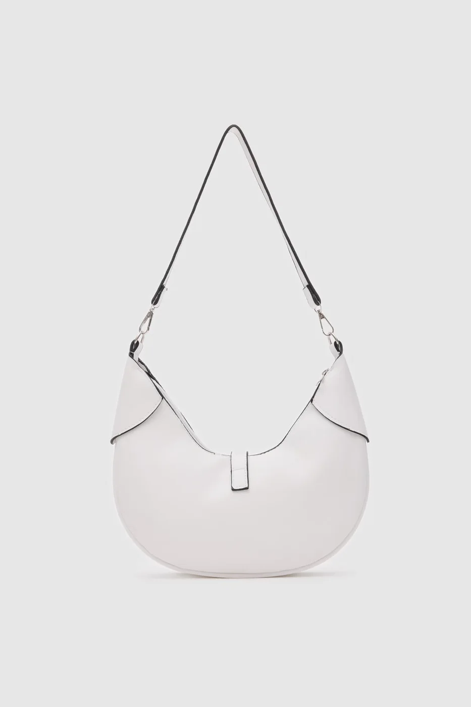 Faux leather baguette bag Faux leather baguette bag in white