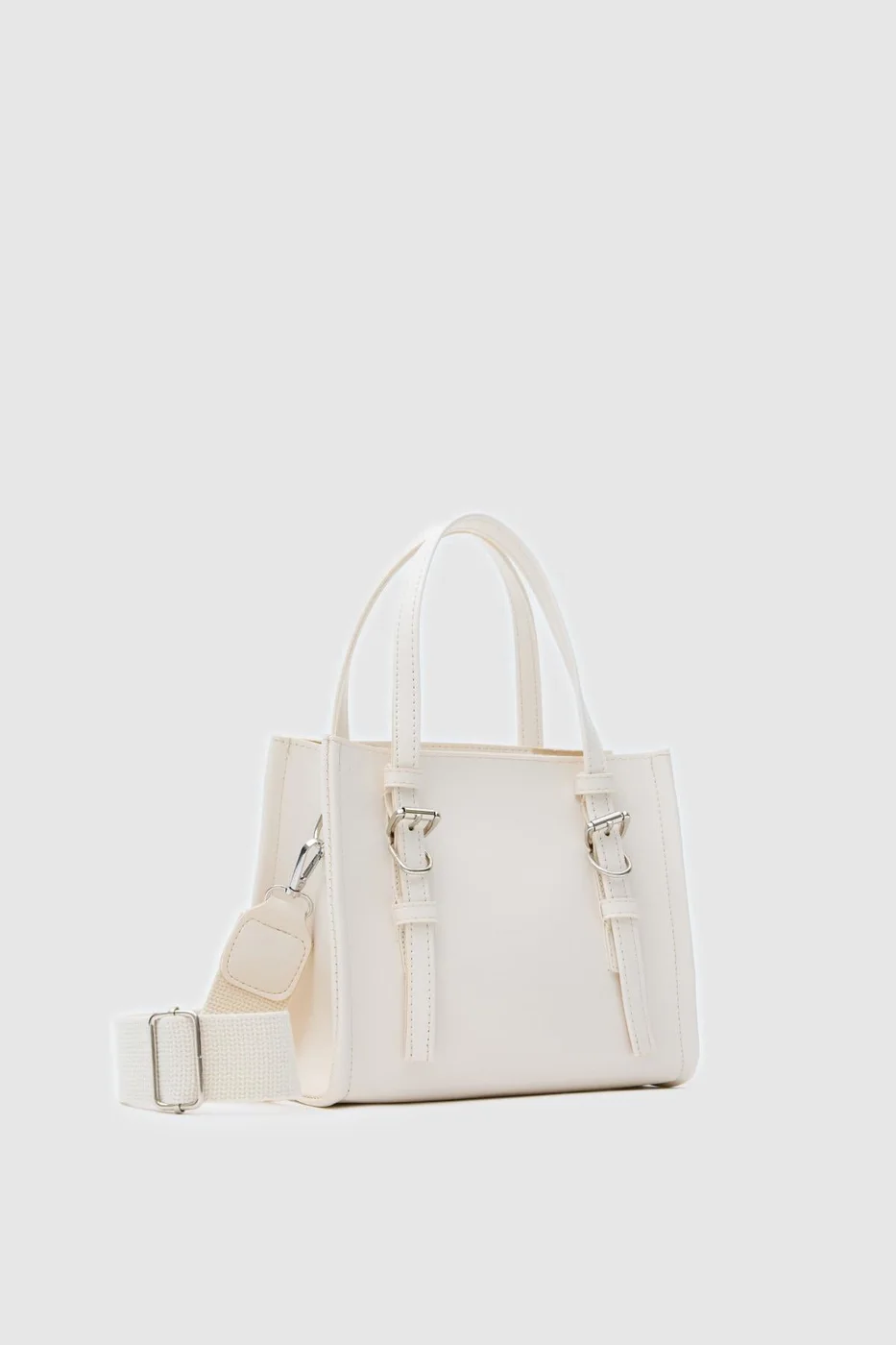 faux leather crossbody bag faux leather crossbody bag in cream