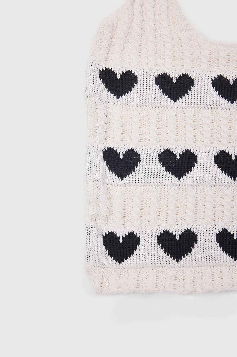 Knit Shoulder Bag for casual outings Knit Shoulder Bag for casual outings
