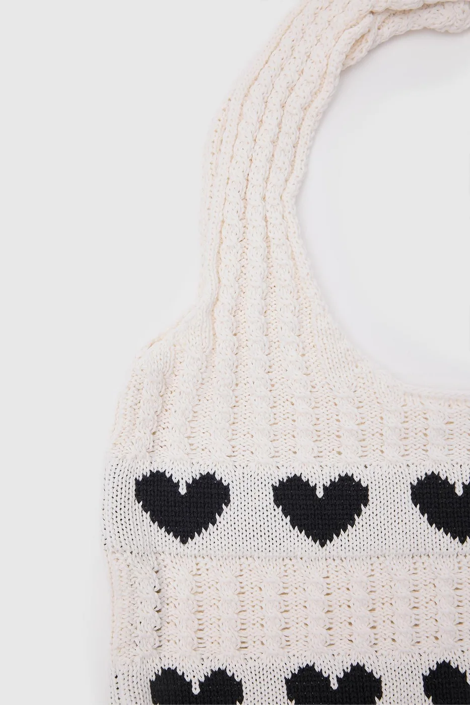 Knit Shoulder Bag for casual outings Knit Shoulder Bag for casual outings