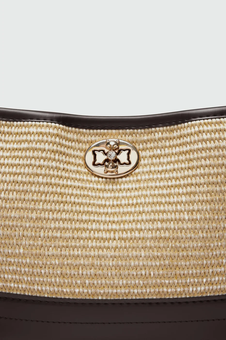 Faux Leather Shoulder Bag Faux Leather Shoulder Bag in brown