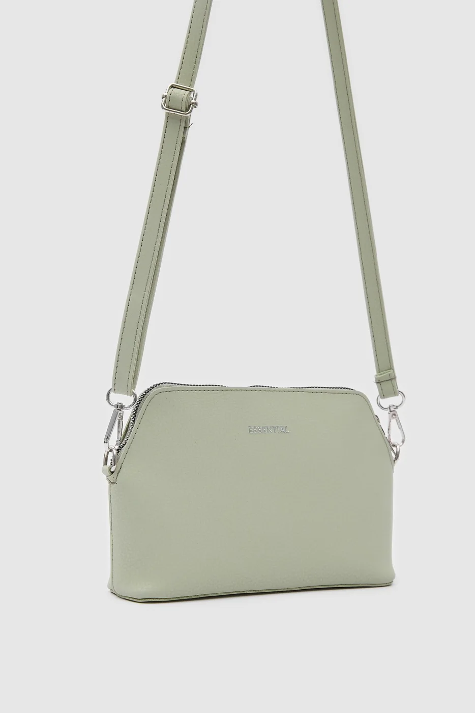 faux leather crossbody bag faux leather crossbody bag in mint