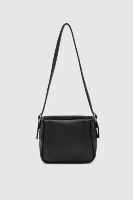 Faux Leather Crossbody Bag