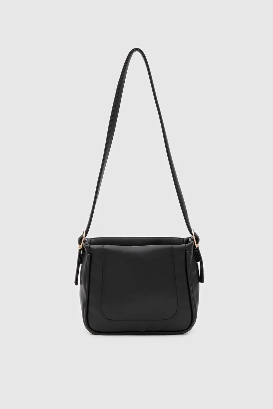 Faux Leather Crossbody Bag
