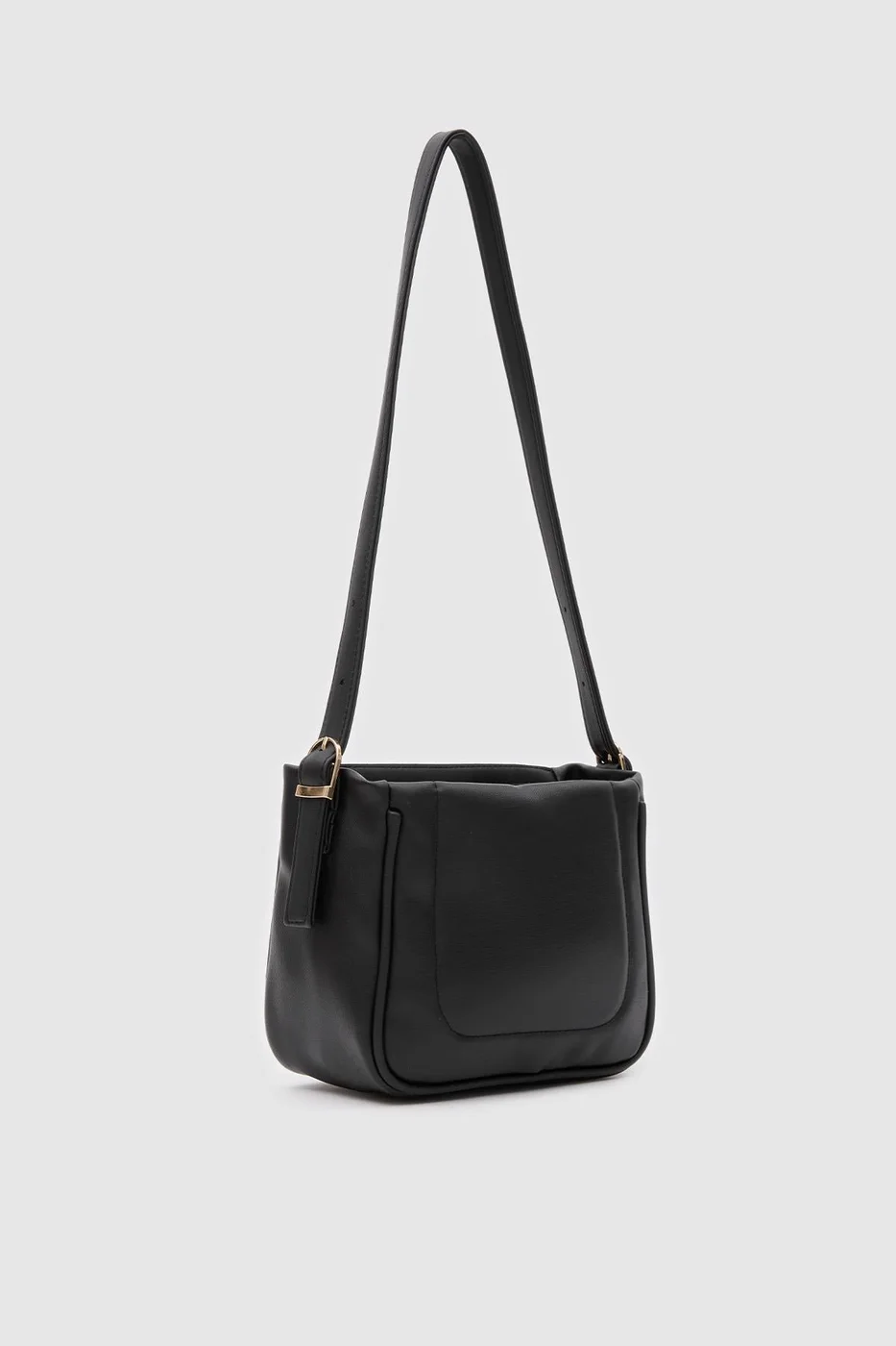 Faux Leather Crossbody Bag