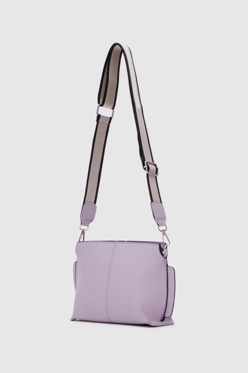 Faux leather crossbody bag Faux leather crossbody bag in lilac