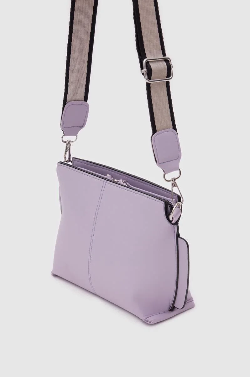 Faux leather crossbody bag Faux leather crossbody bag in lilac