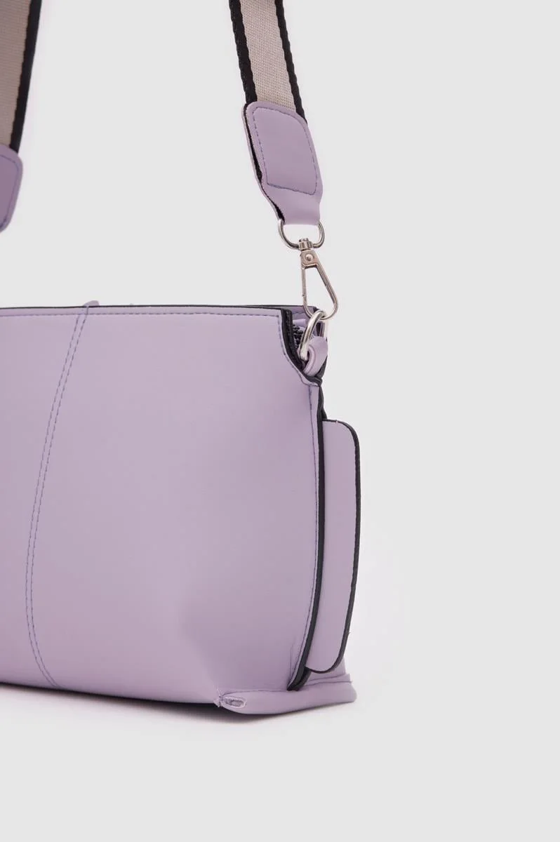 Faux leather crossbody bag Faux leather crossbody bag in lilac