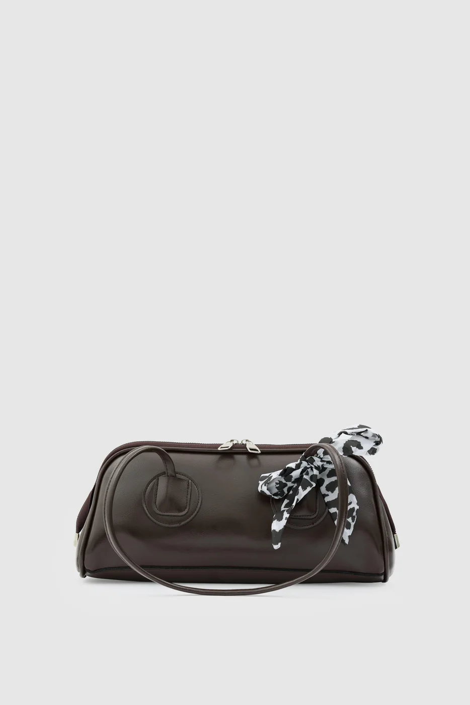 Vita Faux Leather Baguette Bag Vita Faux Leather Baguette Bag in dark brown