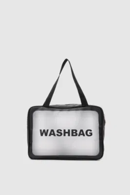 cosmetic bag set in black